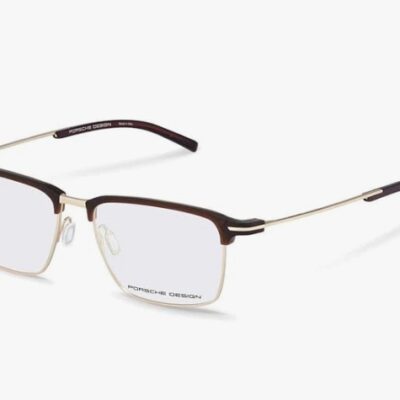 Oprawki Porsche Design męskie prostokątne złoty P8380