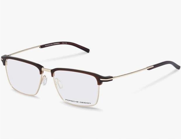 Oprawki Porsche Design męskie prostokątne złoty P8380