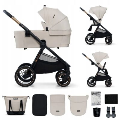 Kinderkraft wózek wielofunkcyjny 2in1 NEA 2 - soft beige