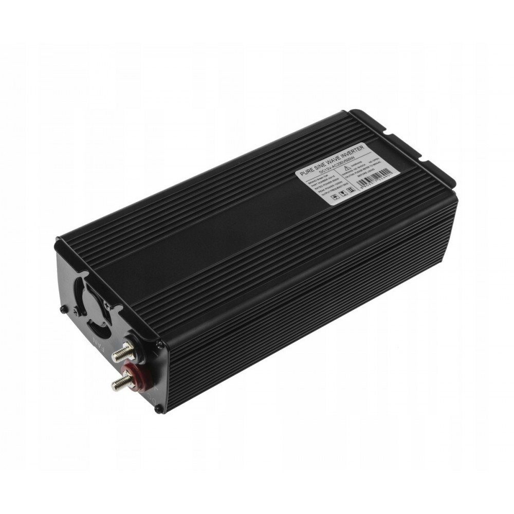 Green Cell Przetwornica 12V/230V 500W/1000W Czysty sinus - obrazek 3