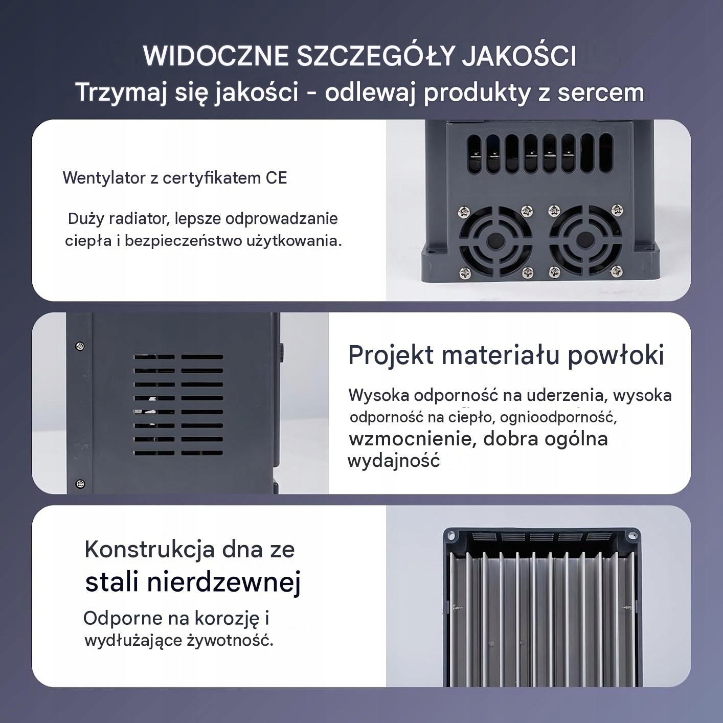 Przetwornica częstotliwości VFD 230V 2,2kW regulator obrotów silnika Jadesh - obrazek 5