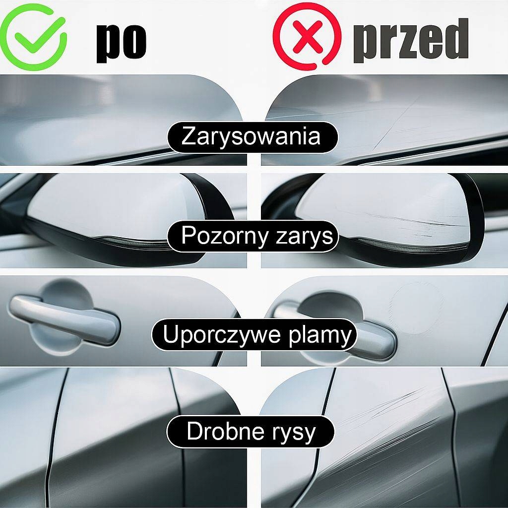 Ścierka Ściereczka do usuwania zadrapań i polerowania samochodu - obrazek 3